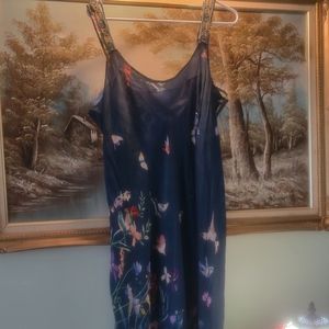 Johnny Was floral tank dress.